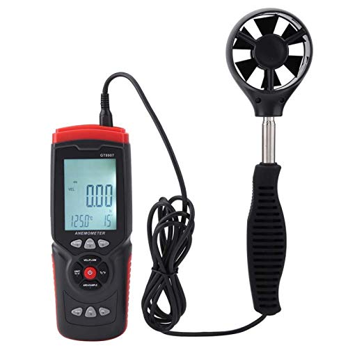 Rüzgar termometresi, GT8907 El Hassas Dijital USB Anemometre Çok Fonksiyonlu Rüzgar Hızı Sıcaklık Nem Hava Akış Test Cihazı