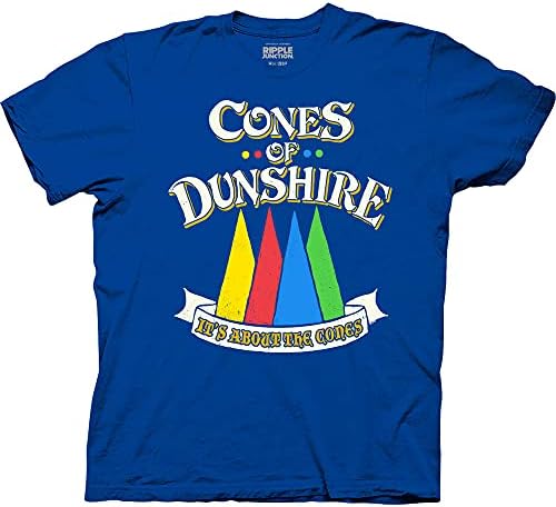 Dalgalanma Kavşak Parklar ve Rekreasyon Yetişkin Unisex Konileri Dunshire Hafif %100 % Pamuk Ekip T-Shirt