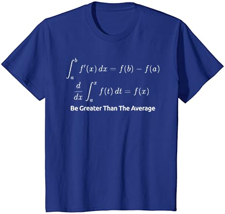 Ortalamadan Daha Büyük Ol Matematik Komik Matematik T-Shirt