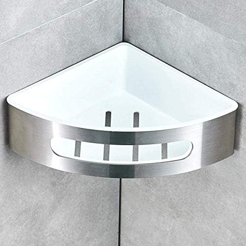 ZyHMW 304 Paslanmaz Çelik Tek Katmanlı Banyo Raf Tuvalet Depolama Sepeti Banyo Raf Kolye