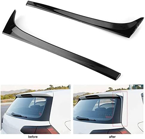 ZDXNNX Arka Pencere Spoiler, 2 adet Yan Kanatları ayar kapağı otomobil araç Değişim fit ıçin MK7 GTD R 2014-2018 araba Stil,