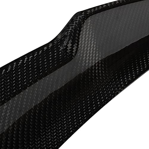 Ineedup Parlak Siyah Karbon Fiber Bagaj Kapağı Kanat Spoiler ile Uyumlu 2014-2020 Tesla Modelin S Modeli için