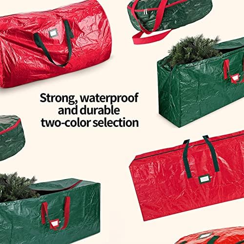 Noel Ağacı Saklama Çantası, Ağır Su Geçirmez Saklama çantası, 48-65İn kadar Uyuyor Yapay Demonte Ağaçlar, noel Parti Malzemeleri