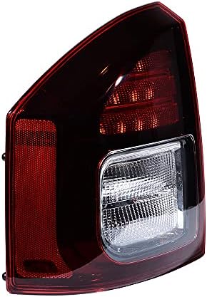 AstraDepot Kırmızı Fren Dur Kuyruk ışık Meclisi ile Uyumlu 2014-2017 Jeep Pusula LCI Sürücü Yan Taillamp