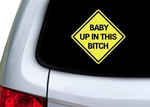 Rogue Nehir Taktik 2X Bebek Up Bu Kaltak Sticker Komik Oto Çıkartması Tampon Araç Güvenlik Sticker Burcu için Araba Kamyon