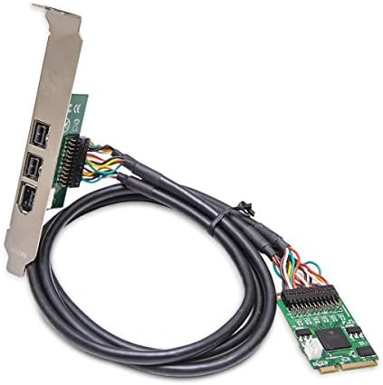 I / O CREST FireWire 800 (9-Pin) IEEE 1394b 2 Bağlantı Noktası ve Firewire 400 (6-Pin) IEEE 1394a 1 Bağlantı Noktası Mini PCIe