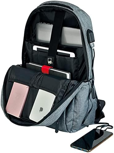ARKA WAKA 15.6 inç Laptop Sırt Çantası (Gri), Okul Bilgisayar Sırt Çantası, Bilgisayar Çantası, laptop çantası