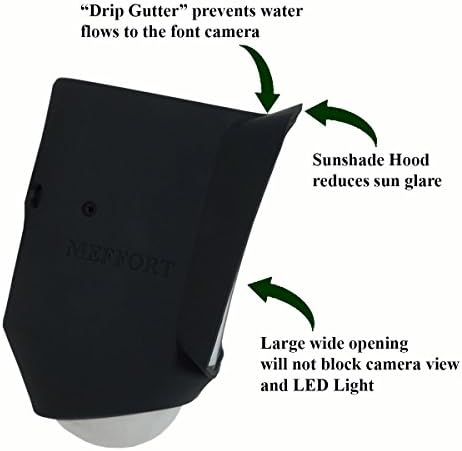 Silikon Cilt Kapak Kılıf için Halka Spot Kamera Kablolu-Güneş Parlama, UV ve Hava Koruma Skins Kapak (1 Paket, Beyaz)