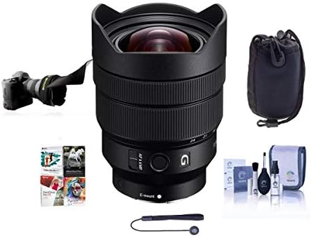 Sony FE 12-24mm f/4 G E - Mount Lens-Lens Kılıflı Paket, Esnek Lens Gölgesi, Temizleme Kiti, Capleash II, Yazılım Paketi