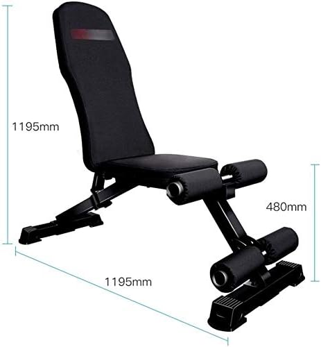 ZLGE Ayarlanabilir Ağırlık Tezgah Eğitim Fitness Salonu Profesyonel Fitness Kurulu Çok Fonksiyonlu ev fitness sandalyesi Ayarlanabilir