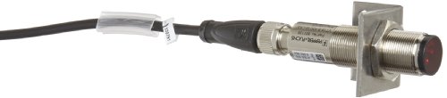Kablo ile Shimpo LS-S50MLR Fotoğraf Yansıtıcı Lazer Sensörü, 200mA maksimum Yük Akımı, NPN Çıkışı, 10-30VDC, 500Hz Anahtarlama