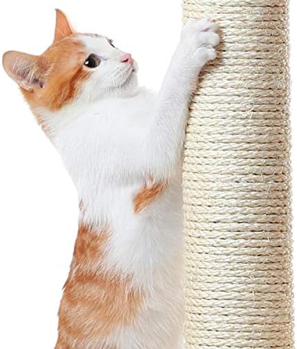 Yaheetech 36İn Kedi Ağacı Kulesi Kedi tırmalama sütunu ile Büyük Levrek ve Rampa, Malzeme, kedi Kınamak Mobilya Kedi Evi için