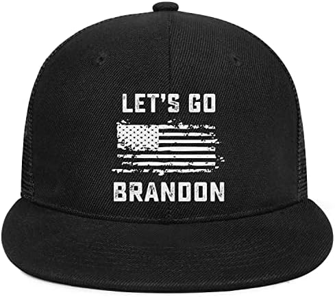 Gidelim Brandon kamyon şoförü şapkaları Erkekler Kadınlar için Klasik Düz Fatura Örgü Hip-Hop Şapka Snapback Ayarlanabilir