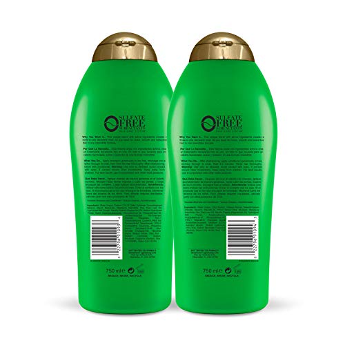 OGX Nemlendirici + Çay Ağacı Nane Şampuanı ve Saç Kremi, 25.4 Ons (2'li Set)