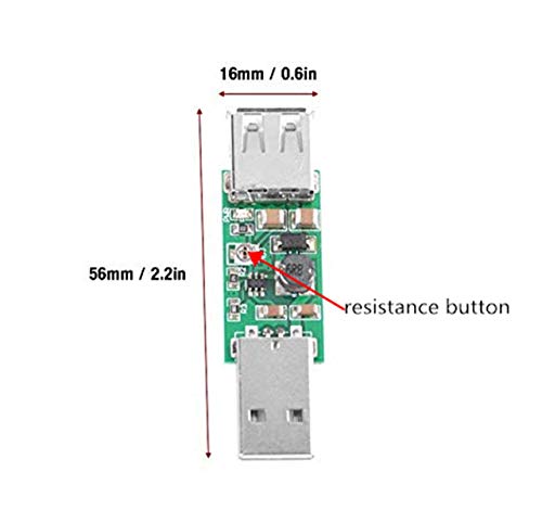 Boost Dönüştürücü Modülü Ayarlanabilir Çıkış DC-DC Step Up Dönüştürücü Kurulu USB USB 5 V için 6-15 V Güç Kaynağı Trafo Modülü