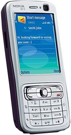 Nokia N73-1 RM-133 42MB 3G (Yalnızca GSM, CDMA yok) Fabrika Kilidi Açılmış Cep Telefonu (Gümüş Gri/Derin Erik) - Garanti Verilmeyen
