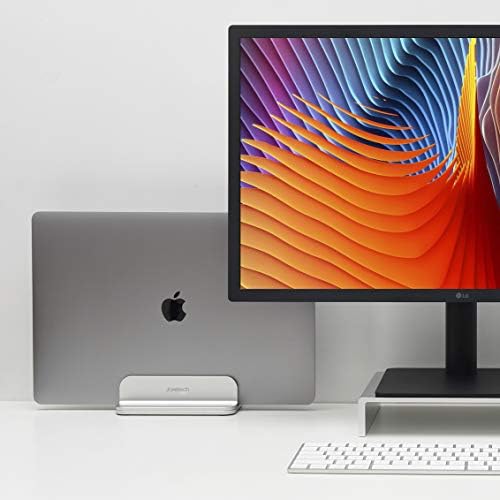 JOKİtech Alüminyum Dizüstü Dikey Stant Organizatör, Sağlam Dizüstü Bilgisayar Tutucu Masaüstü Standı Yeni Retina Apple MacBook