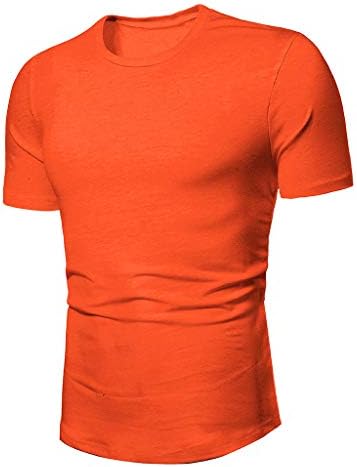 WYTong erkek O-Boyun Kısa Kollu T-shirt Yaz Topraklar Üst Slim Fit Casual Bluz Spor Kazak