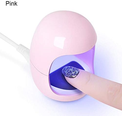 Jennles Mini Taşınabilir LED UV Tırnak Kurutucu Lamba Yumurta şeklinde Tek Tırnak Jel Lehçe Kurutma Makinesi 3 W Mor