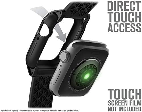 Apple Watch Serisi SE 40mm için tasarlanmış, 6/5/4 Serisi Darbeye Dayanıklı Kılıf EKG ve EKG ile uyumlu Üstün Spor Bandı Sağlam