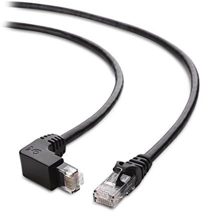 Kablo Önemlidir Combo-Pack 90 Derece Cat 6, Cat6 Dik Açılı Ethernet Kablosu 5 ft ( Dik Açı Aşağı + Dik Açı Yukarı)
