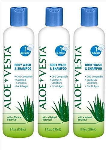 Aloe Vesta 2'si 1 Arada Vücut Yıkama ve Şampuan 8 oz./ 48 Vaka
