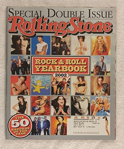Rock & Roll Yıllığı 2002-Rolling Stone Dergisi- 912-913-26 Aralık 2002-9 Ocak 2003-Yılın 50 Kaydı