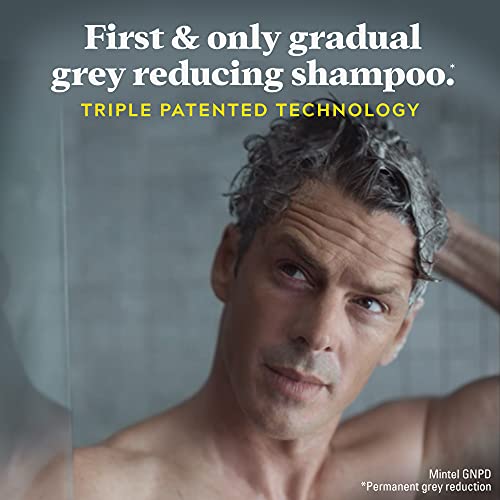 Sadece Erkekler için Daha Açık Saç Tonları için GX Gri Azaltıcı Şampuanı Kontrol Edin, Sarışından Orta Kahverengiye, Saçları