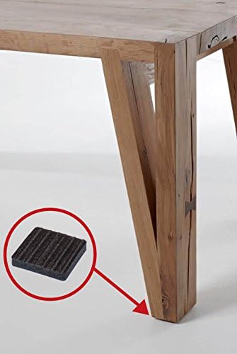 Lil Grippers Square Furniture Pads-Ait Olduğu Yerde Mobilya tutun! (4 İnç) 4 Paket