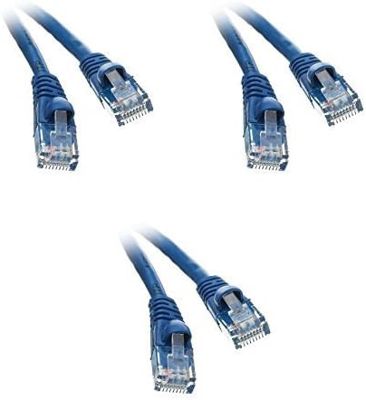 50 FT (15.2 M) Cat5e Ağ Ethernet UTP Yama Kablosu, 350Mhz, (50 Feet/15.2 Metre) PC/Yönlendirici / PS4 / Xbox/Modem için Cat