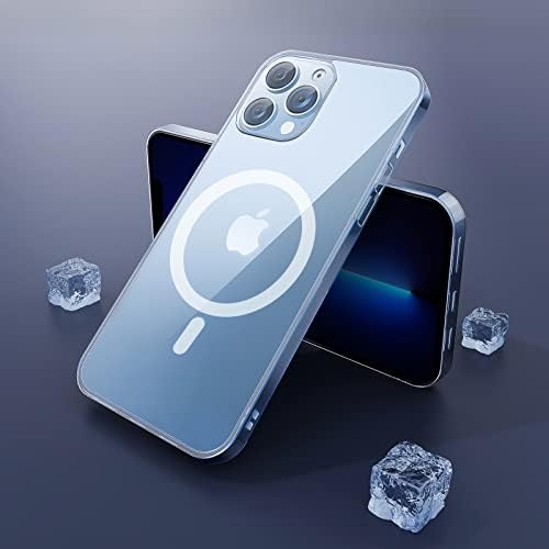 2 Paketi için iPhone 13 Pro Durumda, Manyetik Temizle Kılıfları ile Uyumlu MagSafe Kapak 6.1 İnç