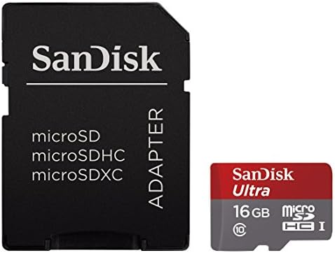 SanDisk Ultra 16GB UHS-I/Sınıf 10 Mikro SDHC Hafıza Kartı Adaptörlü-SDSDQUAN-016G - G4A [Eski Sürüm]