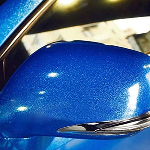Queenbox 12x100 cm Sparkle Parlak Katı Vinil Araç Wrap Film Yapıştırıcı Kurulumu kolay Araba Sticker DIY Craft için, mavi
