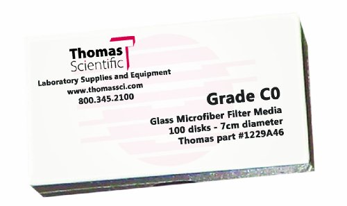 Thomas C9000 Borosilikat Cam Mikrofiber Filtre, 1.2 Mikron, Hızlı Akış, Sınıf C0, 9cm Çap (100'lü Paket)