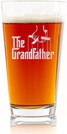 THE GRANDFATHER Beer Pint Glass-Baba Amca Büyükbaba Kızı Oğlu Eşi için Komik Hediye-Babalar Günü