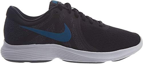 Nike Erkek Revolution 4 Koşu Ayakkabıları Siyah / Marlin Mavi 12