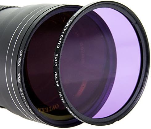 Opteka 58mm HD Multicoated Düz Renk Dijital SLR Kameralar için Özel Efekt Filtre Kiti Şunları içerir: Kırmızı, Turuncu, Mavi,