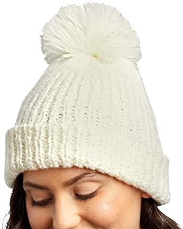 Ponponlu Limonlu Kadın Kar Fırtınası Şapkası