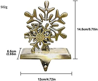 Nanyacıv Noel Stocking Kanca, Yenilikçi Şekiller Metal Noel Süs Tutucu, Paslanmaz Anti-Giyen Çinko Alaşım Noel Süslemeleri