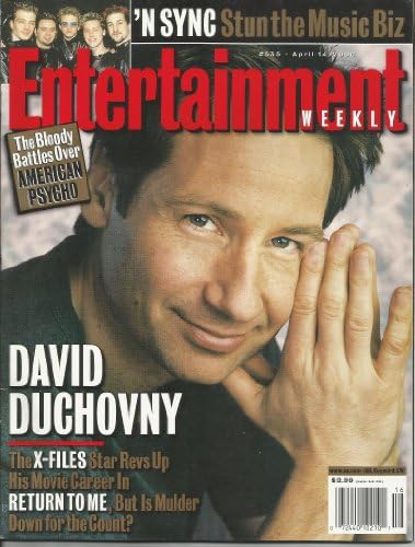 Entertainment Weekly Gizli Dosyalar David Duchovny Kapak 535 14 Nisan 2000