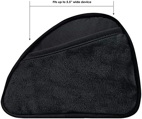 Telefon Cebi ile LapGear Orijinal Microbead Tablet Yastık Standı-Siyah - Çoğu Tablete Uyar-Stil No. 35068