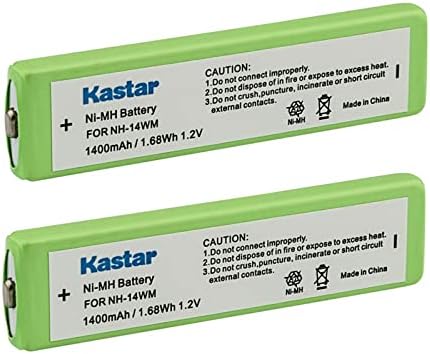 Kastar 2-Paketi 7/5F6 1.2 V Ni-Mh pil Değiştirme için Sharp AD-N55BT ADN55BT MD-MT190 MD-MT190H UBATM0006AWSA MD-MT877 MD-MT180