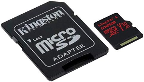 Profesyonel microSDXC 512GB, SanFlash ve Kingston tarafından Özel olarak Doğrulanmış GoPro Hero MAXCard için çalışır. (80 MB