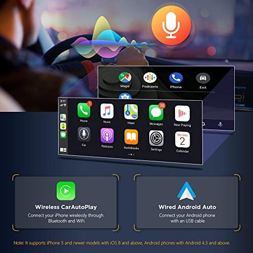 XTRONS Android Araba Stereo, 8.8 İnç IPS Dokunmatik Ekran Android 10 Araba Radyo GPS Navigasyon Octa Çekirdek 4 GB+64 GB iDrive