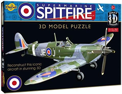 Cheatwell Oyunları 02484 BYO 3D Bulmaca Spitfire
