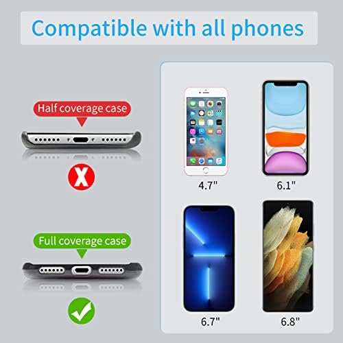 Classycoo Cep Telefonu Kordonu 2 Paket Telefon Boyunlukları Boyun Çevresi için Ayarlanabilir Çıkarılabilir Boyun Kordonlu Evrensel