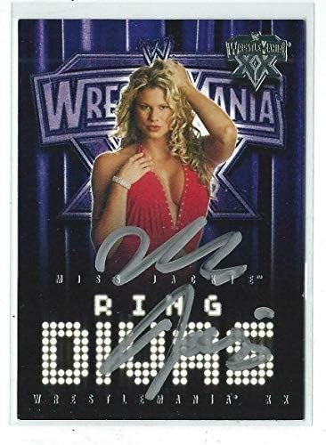 Bayan Jackie İmzalı 2004 Fleer WWE Ring Divas WrestleMania XX Kart 68-İmzalı Güreş Çeşitli Eşyalar