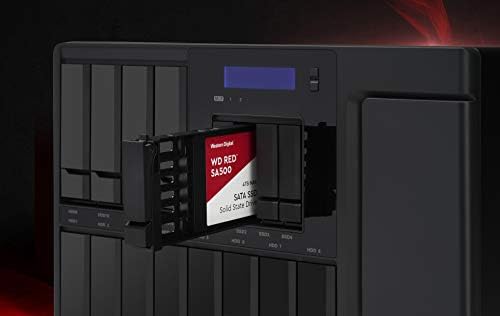 Western Digital 500 GB WD Red SA500 NAS 3D NAND Dahili SSD-SATA III 6 Gb/s, 2,5 / 7 mm, 560 MB / s'ye kadar-WDS500G1R0A