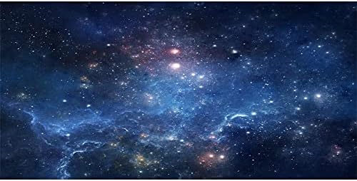 AWERT Uzay Galaxy Akvaryum Arka Plan Bulutsusu Gaz Bulut Balık Tankı Arka Plan Mavi Yıldızlı Teraryum Arka Plan