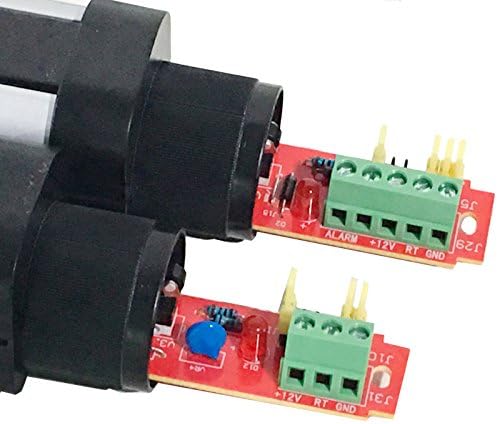 UHPPOTE Dijital 6 Kirişler IR Kızılötesi Bariyer Dedektör Sensörü Alarm Sistemi Ev Yard için (Algılama Mesafesi: 100 m / 328ft)